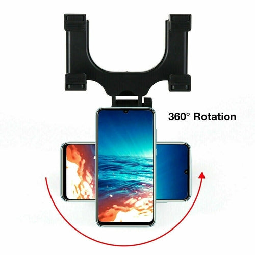 Universal 360° Rear-View Mirror Phone & GPS Mount