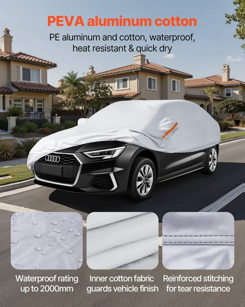 Waterproof Car Cover for Mid-Size European Sedans