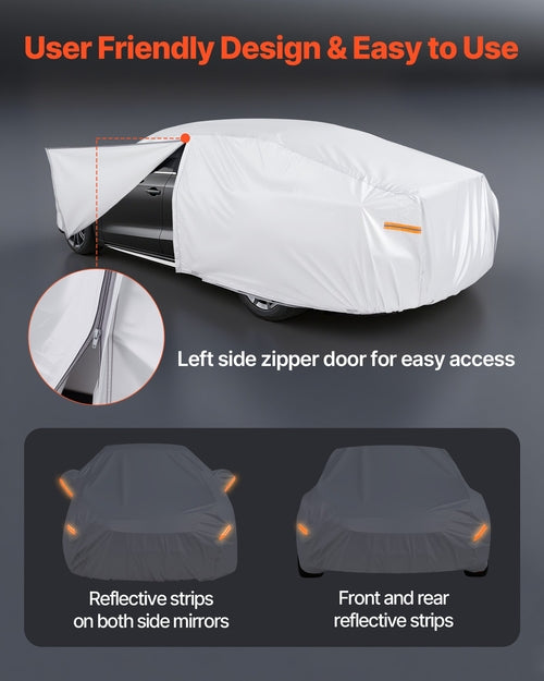 Waterproof Car Cover for Mid-Size European Sedans