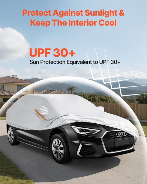 Waterproof Car Cover for Mid-Size European Sedans